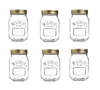 Jam Jar Pickle Preserve Chutney Relish Food Storage 0.5L Set of 6 Kilner