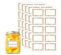 Jam Labels for Jars,200Pcs Freezer Labels Stickers,Easy Peel Off Jam Jar Labels Self,Adhesive Waterproof Food Label Stickerswith Easy Write Surface for Kitchen Organisation & Meal Prep 45 x 67mm