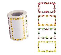 Jam Labels for Jars Food Freezer Labels Self Adhesive Jam Jar Labels Decorative Removable Sticky Jam Jars Labels for Kitchen Food Bottle Jams Containers (250 Sheets in Total)