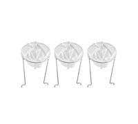 Jam Making Kit, 3 Pack Jam Making Strainer Funnel, Multi-Functional Stainless Steel Jams Strainer Stand, Reusable Jams Strainers Frame Kit for Filtered Fruit Juice Milk Coffee Yoghurt Cheese Meat
