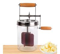Jam Making Kit Butter Maker Butter Churner 1500ml Manual Hand Crank Wide Mouth Cream Homemade Butter Churn Washable Butter Maker for Home Kitchen Restaurant