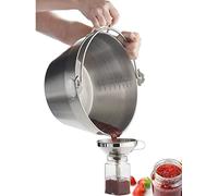 Jam Making Maslin Pan Stainless Steel Preserve Pot & Handle Bucket,Camping Pan (4.5L-4.5QT)