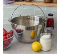 Jam Pan Stainless Steel Maslin 8.5 litres for Making Jams and Chutneys Suitable for Induction Hobs, Electric and, Gas