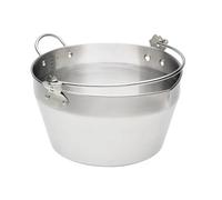 Jam Pan Stainless Steel Maslin for Making Jams and Chutneys Suitable for Electric, Gas and Induction Hobs,