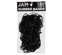 JAM PAPER Durable Rubber Bands - Size 117B - Black Multi-Purpose Rubberbands - 100/Pack