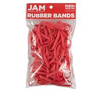 JAM PAPER Durable Rubber Bands - Size 64 - Red Multi-Purpose Rubberbands - 100/Pack