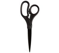 JAM PAPER Multi-Purpose Precision Scissors - 203.2 mm - Black - Ergonomic Handle & Stainless Steel Blades - Sold Individually