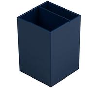 JAM Paper Plastic Pen Holder - Navy Blue - Desktop Pencil Cup Sold Individually