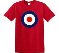 Jam Scooter RAF Logo T-Shirt for Men - Cotton Casual MOD Mens T-Shirt for Gift (Irish Green, XL)