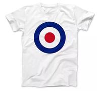 Jam Scooter RAF Logo T-Shirt for Men - Cotton Casual MOD Mens T-Shirt for Gift (Military Green, L)