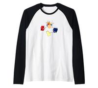 Jam Session, Funny and Cute Preserve Improvisation Music Pun Raglan Baseball Tee