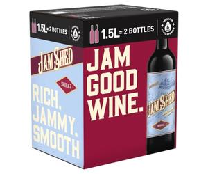 Jam Shed Shiraz Red Wine 12.5% ABV | 1.5L | Boxed Wine | Rich, Jammy and Smooth