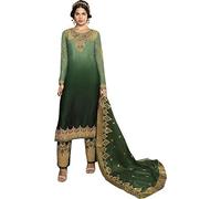 Jam Silk Dupatta Chinon with Embroidered Work Style Trouser Palazzo Suits Ready to Wear Plus Size Stitched Suit Anarkali Salwar Kameez Shalwar Kameez (Choice 8, L UK 14 Bust 42 Waist 38 HIPS 44)