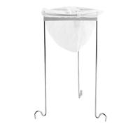 Jam Strainer Set, Reusable Nylon Jelly Bag for Straining Jam Making, Jelly Strainer Stand Muslin Bag Kit with 3 Stainless Steel Hook Legs, Fine Mesh Nut Milk Coffee Yogurt Strainers Sieves Equipment