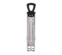 Jam Thermometer - Stainless Steel Mercury-Free Confectionery Temperature Guide with Easy-to-Read Markings - Ideal for Jams, Toffee, Caramel & Deep Frying (40°C to 200°C)
