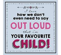 Jam & Toast Funny Mother's Day Card For Mum, I Love How We Don't Even Need to Say Out Loud!, Mum Mothers Day Card, 163x163mm, multi, JTM06