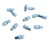 JAM2DAY 12 x Shelf Support Studs Pegs for Standard 5 mm Hole - Strong 60kg Load Capacity (Rubber Peg for Glass)