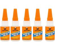 Jamaah Everyday Essentials Super Glue Gel XL 20g - 5 Pack Extra Strong Adhesive | Quick Dry, Industrial Strength Universal Glue for Metal, Plastic, Ceramic, Glass, Rubber, Wood, Leather, DIY Repairs