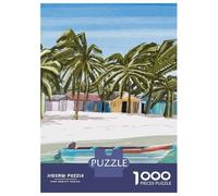 Jamaica 1000 Piece Jigsaw Puzzle, Historic Square Architecture, Weekend Hobby, Matte Printed Jigsaw, Family Night Game for Families, 70x50cm/1000pcs