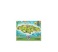 Jamaica 1000 Pieces Puzzle for Adults - Jamaican-Inspired Jigsaw Puzzle by SG with Full-Size Poster, Premium Textured Pieces, Ideal Gift for Families and Caribbean Art Enthusiasts
