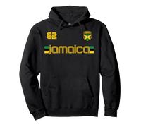JAMAICA 62 Vintage Jamaican Flag 90s 80s 70s Reggae Pullover Hoodie