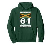 Jamaica 64th Independence Day Jamaican Pride Jamaica Flag Pullover Hoodie
