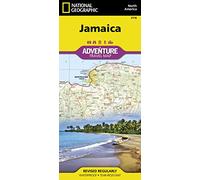 Jamaica Adventure Map | National Geographic Travel Map | Waterproof, Tear-Resistant | GPS-Ready Island Map | Beaches, Roads, Towns & National Parks | ... Map (National Geographic Adventure Map)