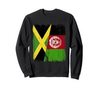 Jamaica Afghanistan Half Flag Jamaican Afghan Heritage Sweatshirt