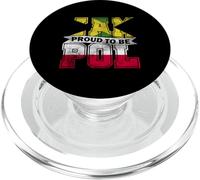 Jamaica and Poland Mix Half Jamaican half Polish Heritage PopSockets PopGrip for MagSafe