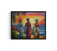 Jamaica Art Print Poster, Caribbean South America Countries Culture Wall Art for Bedroom Bathroom Living Room Decor 95 (Jamaica, 11 x 14 inches, Unframed)