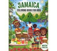 Jamaica Coloring Book for kids with facts