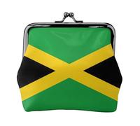 Jamaica Flag Coin Purses, Small Card Case Wallet For Men Women For Shopping And Casual Outings, Black, One Size, Art Deco