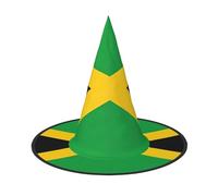 jamaica flag Halloween Witch Hat 1 Comfortable And Durable Suitable For Party Role Play And Carnival