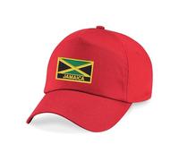 Jamaica Flag Hat Baseball Cap Embroidered Styled Jamaican Independence Emblem Cap Adjustable Unisex All Ages