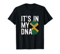 Jamaica Flag It's in My DNA Jamaican Pride T-Shirt