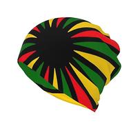 Jamaica Flag Jamaican Multifunction Beanie Hat Stretch Skull Cap Slouchy Womens Head Headband Jamaican Scarf for Men Women