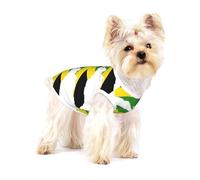 Jamaica Flag Map Print Dog Shirt,Dog Shirt Vest for Small Breeds Like Chihuahuas,Yorkies, and Puppies