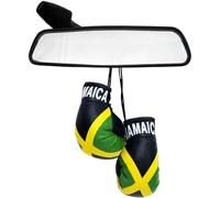 Jamaica Flag Mini Boxing Gloves for the Car or Home - Reggae Boys Accessory