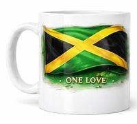 Jamaica Flag One Love Caribbean Coffee Cup Gift Mug