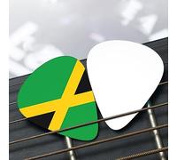 jamaica flag Patterned guitar pick set - (thin/medium/thick), widely compatible with all kinds of stringed instruments,