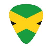 Jamaica Flag Print Guitar Picks,12 Pack Guitar Plectrums Thin, For Bass Electric Acoustic Guitars Ukulele