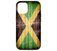 Jamaica Flag Rustic Case for Proud Jamaican Caribbean Pride Case for iPhone 12/12 Pro