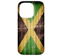 Jamaica Flag Rustic Case for Proud Jamaican Caribbean Pride Case for iPhone 14 Pro