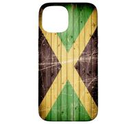 Jamaica Flag Rustic Case for Proud Jamaican Caribbean Pride Case for iPhone 15