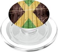 Jamaica Flag Rustic Case for Proud Jamaican Caribbean Pride PopSockets PopGrip for MagSafe