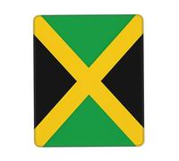 Jamaica Flag Square Waterproof Non-Slip Rubber Base Mouse Mat for Office Laptop,Laptop Wireless Mouse Home Office Travel 7.9 X 9.5 in