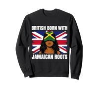 Jamaica Girl Heritage British Born Jamaican Roots Pride Sweatshirt