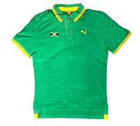 Jamaica Green Mens Polo Shirt - Official Jamaica Flag Olympics and Carnival Polo Shirt (UK, Alpha, 4XL, Regular, Regular, Green)