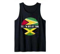 Jamaica Guyana Flag Guyanese Guyana Tank Top