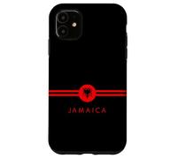 Jamaica Heritage Crest Minimal Flag Design Jamaican Roots Case for iPhone 11